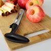 1pc Premium Apple Corer - Easy To Use Durable Apple Corer Remover For Pears;  Bell Peppers;  Apples - Stainless Steel;  Kitchen Gadgets