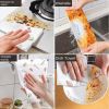 Kitchen disposable lazy dishcloth thickened washable printing dry and wet dual-use cleaning dish oil free cleaning cloth